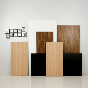 지문방지 블랙 모션데스크 모니터 암 전용 모션마운트 상판 400mm X 400mm/3.2kg