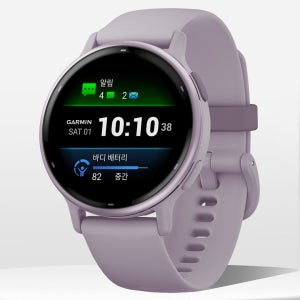 [가민코리아 정품] 가민 비보액티브5 GPS 피트니스 스마트워치 오키드, 42mm