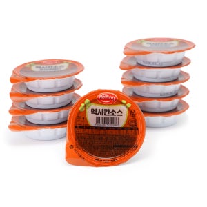 델링 멕시칸 소스 / 바베큐 타코 나초 디핑 소스 일회용 30g, 50개