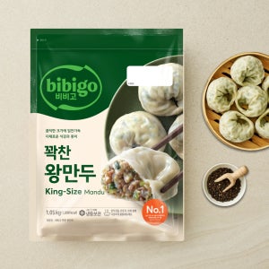 비비고 꽉찬 왕만두 고기만두, 1.05kg, 6개