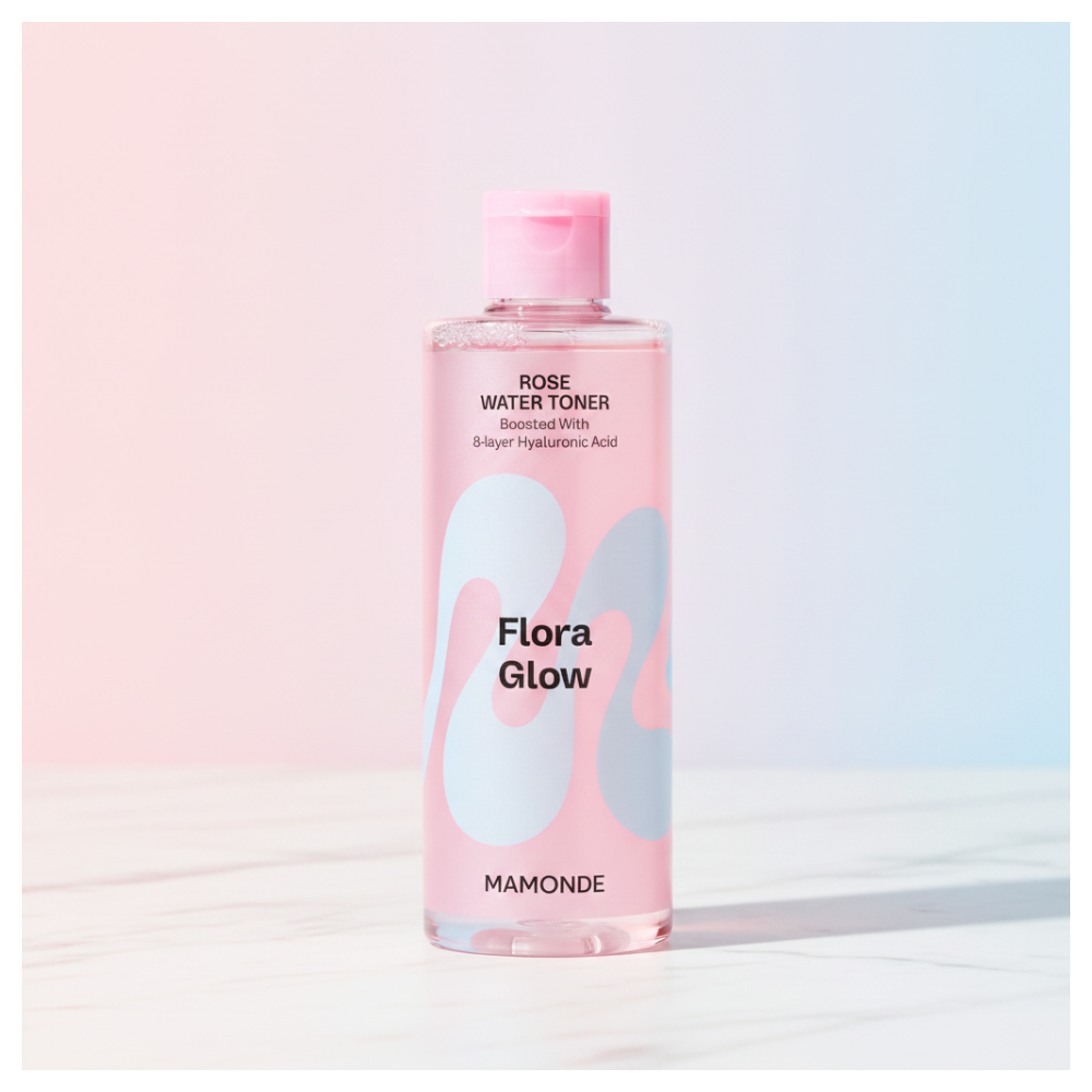 마몽드 플로라 글로우 로즈 워터 토너 300ml 1개