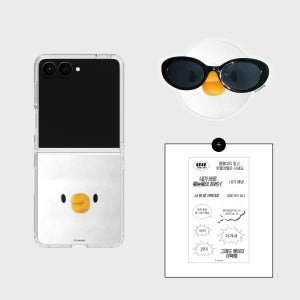 [SET][SLBS]베베더오리 얼굴 클리어 마그넷 케이스 3종 세트 for Galaxy Z Flip8