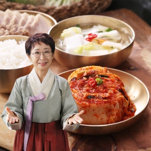 김치대가 김경미 국산100% 명품인삼보쌈김치2kg+나박김치3kg 세트