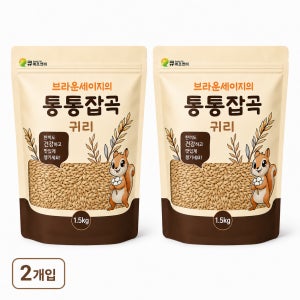 [통통잡곡] 2025년 캐나다산 귀리 1.5kg, 2개