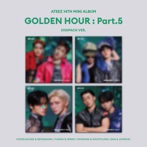 [버전선택] Ateez 에이티즈 미니14집 GOLDEN HOUR Part 5 디지팩 유닛