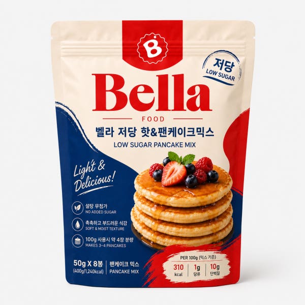 벨라 저당 핫케이크믹스 팬케이크 와플믹스