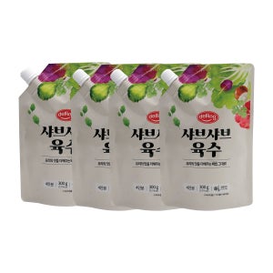 델링 샤브샤브육수 / 간편 소스 샤브 육수 다시 국물 전골 오뎅탕 300g, 4개