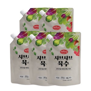 델링 샤브샤브육수 / 간편 소스 샤브 육수 다시 국물 전골 오뎅탕 300g, 5개