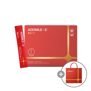 [라운지/임박특가] 애드마일스 국내산 6년근 홍삼스틱 진세노사이드 10ml 30포, 1개