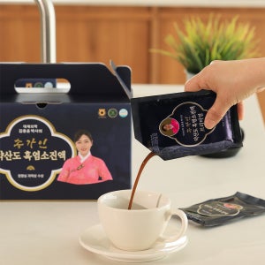 송가인 황칠먹은 흑염소 진액 액기스 흑염소즙 70ml 30포