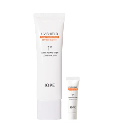 [아이오페] 유브이 UV 쉴드 선 프로텍터 세트 (50ml 1개 + 10ml 1개)