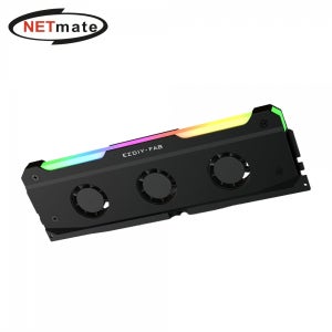 넷메이트 NM-DPI269 ARGB PWM 터보 쿨링 메모리 쿨러 블랙 단품 EZDIY-FAB
