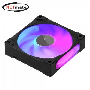 넷메이트 NM-DPI270 ARGB PWM 120mm 쿨링팬 블랙 EZDIY-FAB