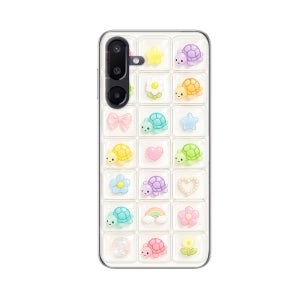 폰 케이스 디자인 투명 젤리 거북이 포코거북, 갤럭시 와이드8
