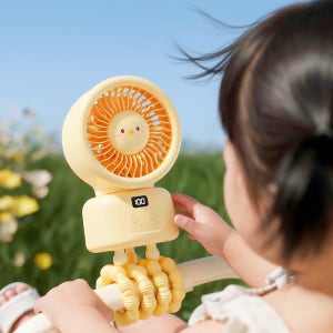 모두스마일 0세 유모차선풍기 9000mAh 국내최대용량 스마일칙 분리형 문어발