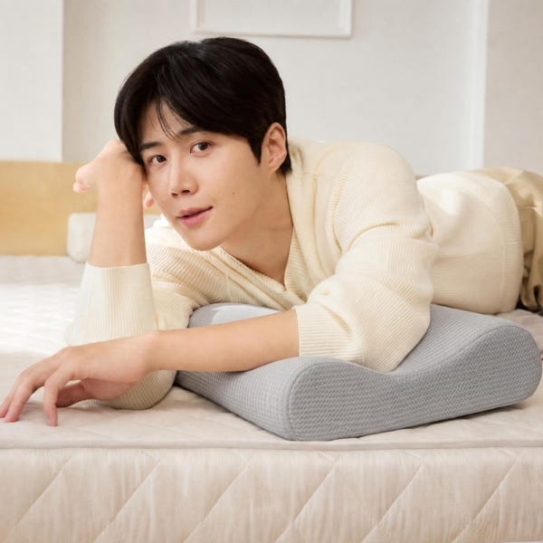 MUEN 무엔 김선호 베개 에어플랙스 3D메쉬 경추베개 그레이