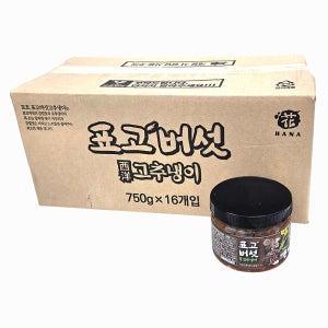 새마원 표고 버섯 와사비 고추냉이 와사비장 750g, 16개