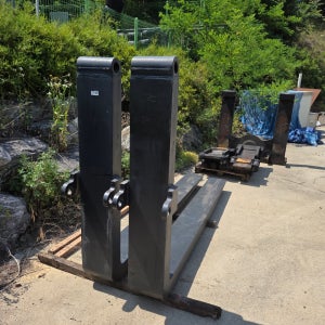 두산지게차 25톤 30톤 포크 2400mm 현대18톤지게차 25톤용 램