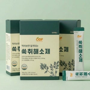 인진쑥 숙취해소제 먹어보면 알게되는 쑥취해소제 15g 30포, 3개