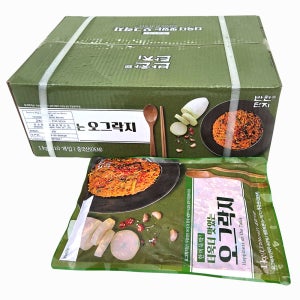 반찬 단지 오그락지 얇은 무말랭이무침 반찬 1kg, 10개