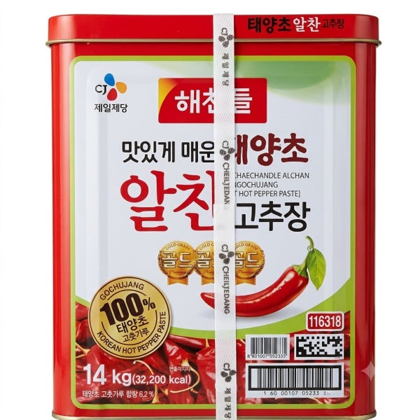 해찬들 태양초 알찬 고추장 14kg, 1개