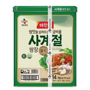 해찬들 사계절 쌈장 14kg, 1개