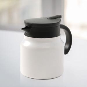 티웨어 이중진공 보온주전자(750ml) (화이트) 티포트