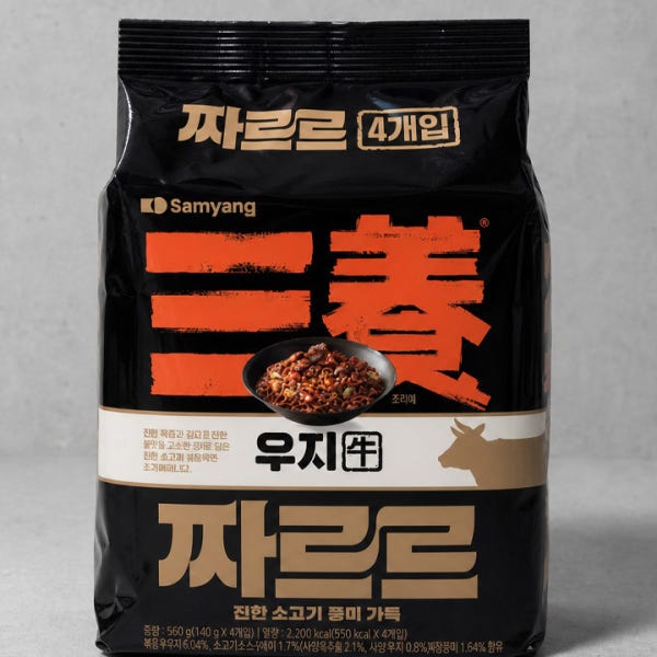 [삼양] 우지짜르르 140g＊4개입