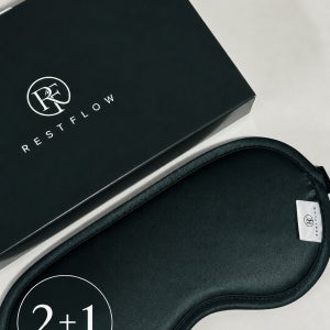 [2+1]RESTFLOW 오가닉코튼 수면안대 암막 숙면 5성급호텔 프리미엄 고급안대