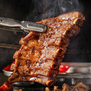 양념 쪽갈비 캠핑 쪽갈비 구이 간편조리 돼지갈비 바베큐 간장, 650g, 1개