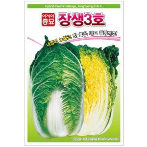 아시아종묘 장생3호 10만립 김장배추 씨앗 튼튼하고 속이 꽉 찬 고당도 배추 종자