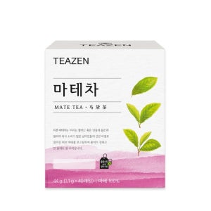 마테차 티백 차 선물 사무실 티젠 1.1g, 40포, 1개