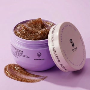 마법여신 브라운 아우라 살구씨 바디 스크럽 250g