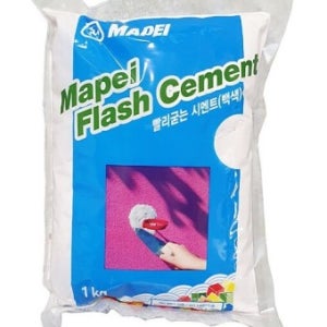 빨리굳는 보수용 백시멘트 초속경 몰탈 1kg, 백색, 1개