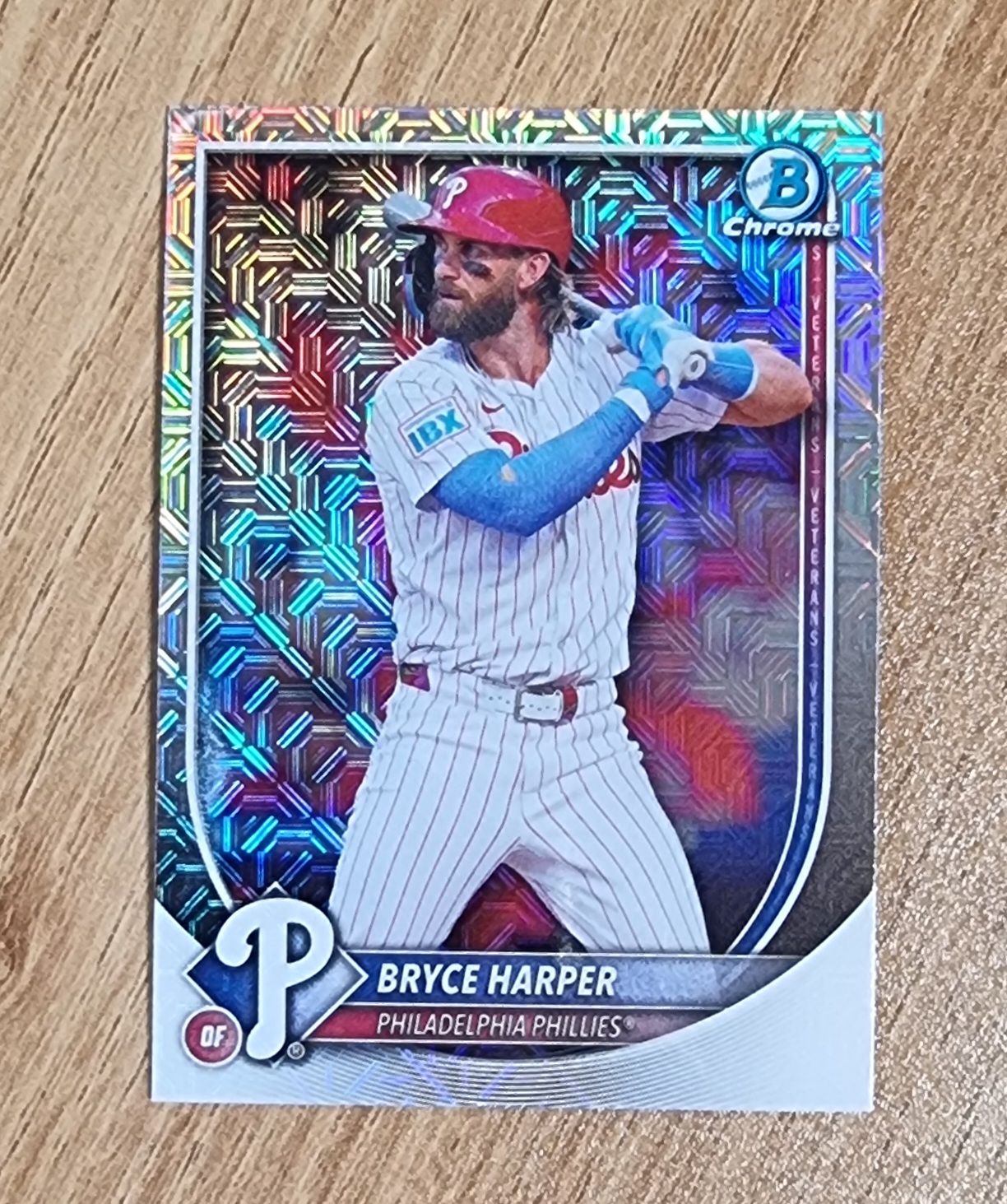 브라이스 하퍼 2025 Bowman Chrome Mega Mojo Refractor No-3 MLB 야구카드