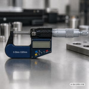 디지털 외경 마이크로미터 0.001mm 정밀 측정기 ( 0~25mm )