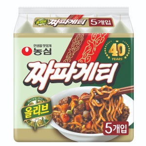 농심 올리브 짜파게티 140g, 40개 한박스