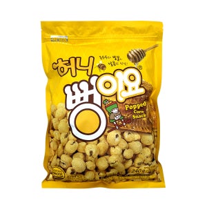 뻥이요 허니 240g 1봉 - 서울식품 달콤한맛 대용량 지퍼백 옛날과자