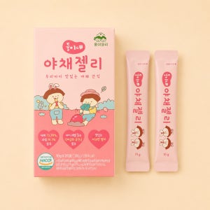 둥이요리 둥이네 야채젤리 어린이 간식 300g, 4개