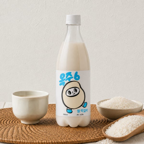 [옥주6] 옥수주조 6도 쌀 생막걸리