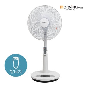 대웅모닝컴 발터치 미세풍 리모컨 선풍기 DWF-FR9538 4단 35cm