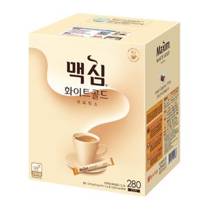 맥심 화이트골드 커피믹스 280T x 4박스(11.7g 1개, 총1,120개입)