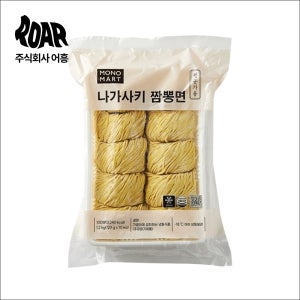 모노링크 나가사끼 짬뽕면 (1.2kg) 120g x 10입 중화면 사리 중식면