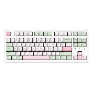 (저소음 사무용 최적화) TFG Cloud Max CL 게이밍 기계식키보드 유무선 가스켓마운트 동그리 딸기말차, 브라운슈가 저소음 토독, 35g