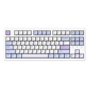 (저소음 사무용 최적화) TFG Cloud Max CL 게이밍 기계식키보드 유무선 가스켓마운트 동그리 블루베리스무디, 브라운슈가 저소음 토독, 35g