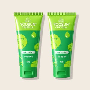 유순 센텔라 크림 50g+50g 판테놀 시카 병풀 수분 보습 진정 약국템