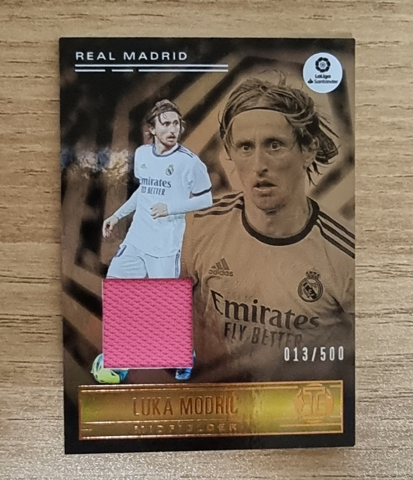 500한정판 루카 모드리치 렐릭 카드 2021-22 Panini Chronicles No-195 Luka Modric La Liga Memorabilia 축구카드