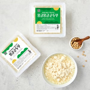 몽글 순두부 당일생산 국산콩만 사용한 수제 두부 물오름콩 시골손두부 550g, 1개