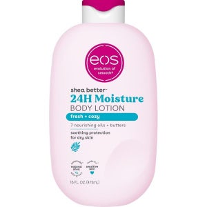 eos 시어 베터 24시간 보습 바디 로션 프레시 코지 473ml 1개