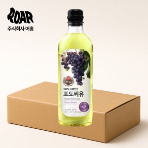 백설 포도씨유 1box (900ml x 12개)